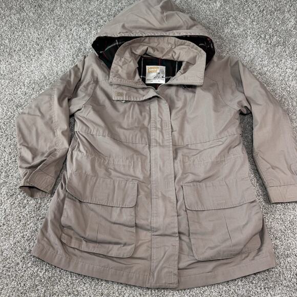 London Towne Men's Vintage Khaki Zip Front Removable Lining Utility Jacket M Reg - Picture 1 of 15